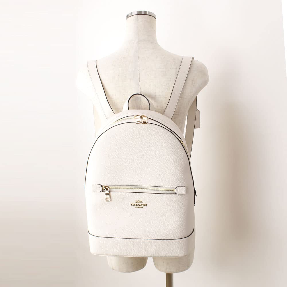 ROSE　COACH Kenley Backpack ホワイト Coach Women's Kenley Backpack (Crossgrain Leather - Cha | B2B